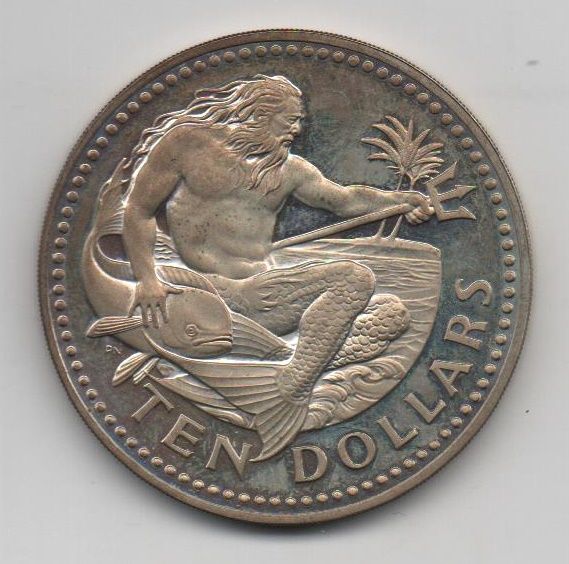 BARBADOS DEL AÑO 1973 DE 5 DOLARES 